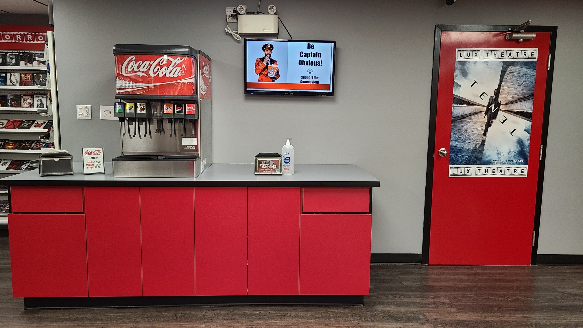 Upgraded fountain drink machine with ice dispensor
